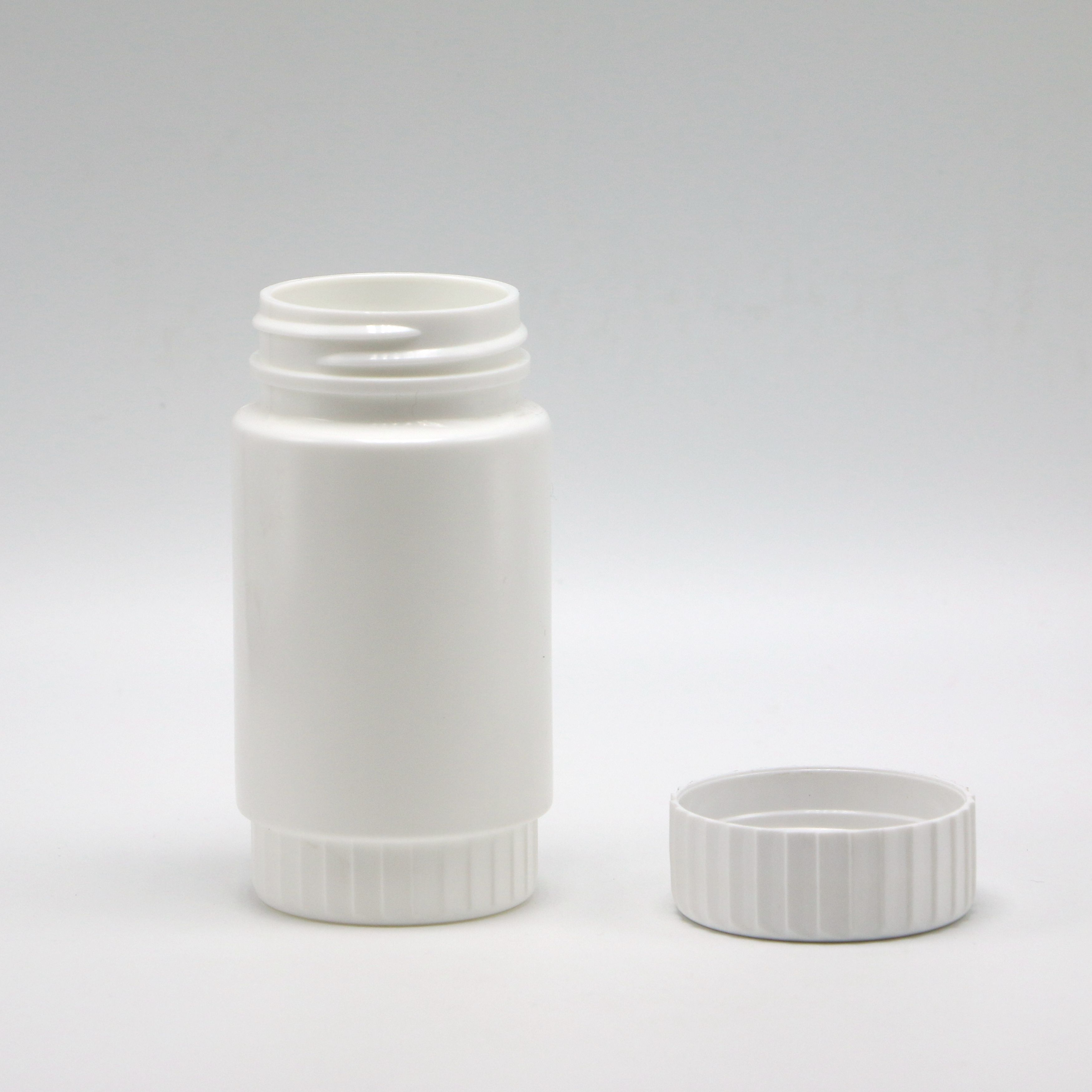 HDPE Plastic Jar Bottle with Screw Cap Made from HDPE Material