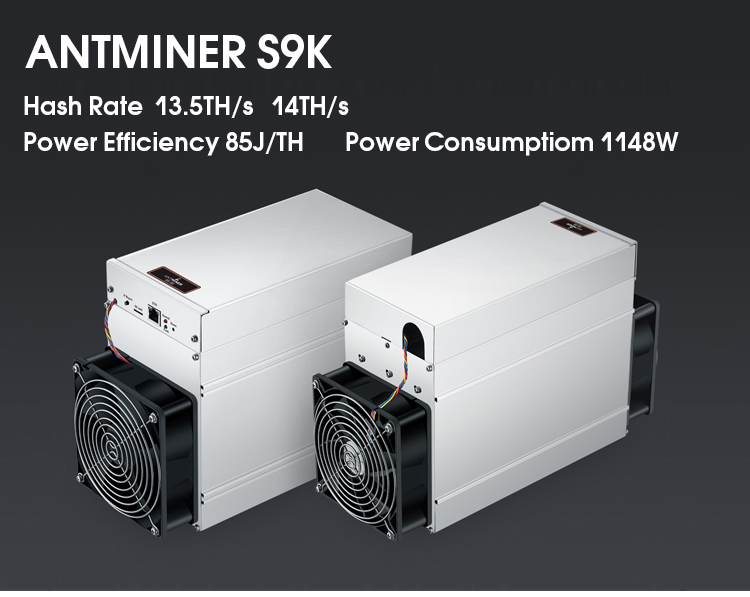 85J/TH 512MB Antminer ASIC Miners Bitmain Antminer S9k 13.5T 14T 1148W With Power