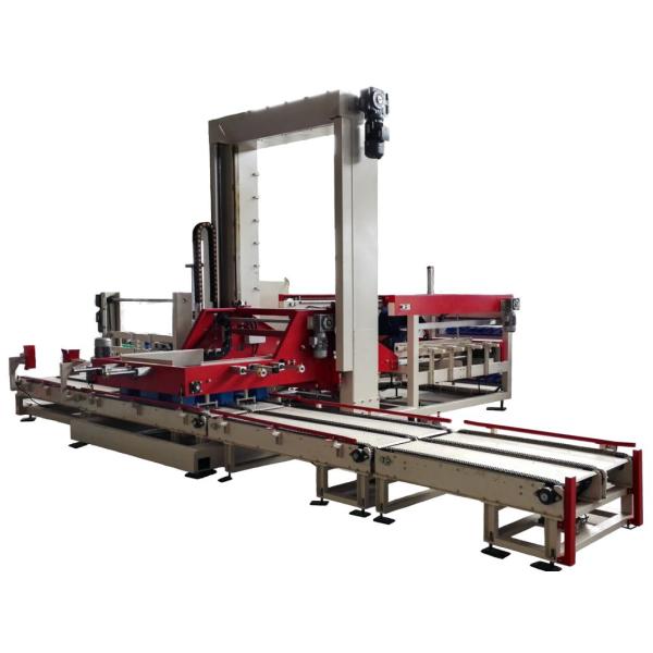 Electric Flexible Package Robotic Conveyor Bottle Palletizer