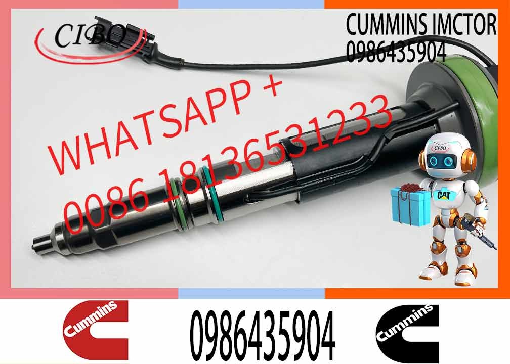 Good Quality Common Rail Diesel Fuel Injector F00BJ00005 0986435904 For Cummins QSK19 QSK38 QSK60 2881088