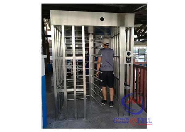 football exit 230volt electric Full Height Turnstiles price / rfid fingerprint