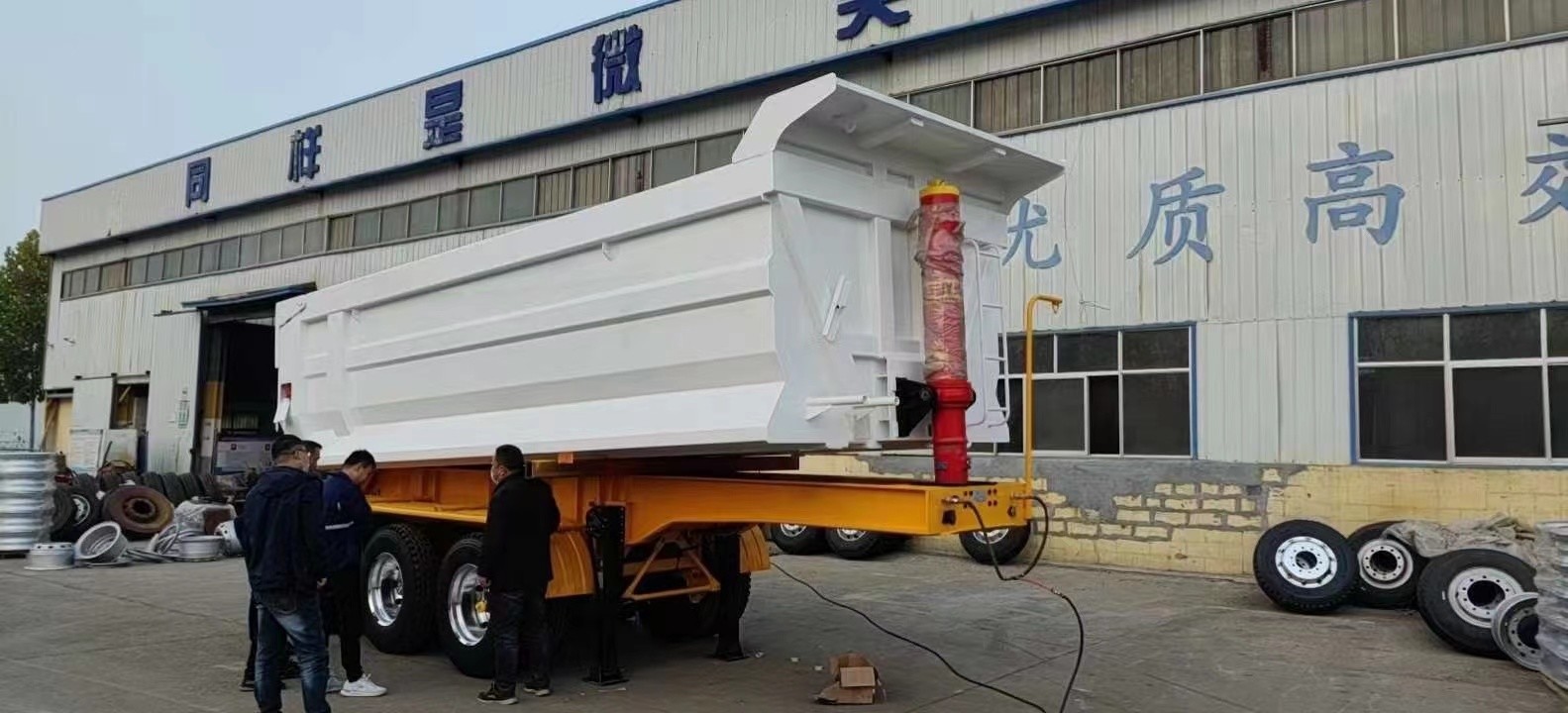 Used Semi Trailers Brand New Dump Trailer With 2/3/4 Axles Made In China Load 60 Tons