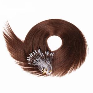 China Dark Brown Clip In Hair Extensions 7A Grade For White Women , Remy Fusion Hair Extensions on sale