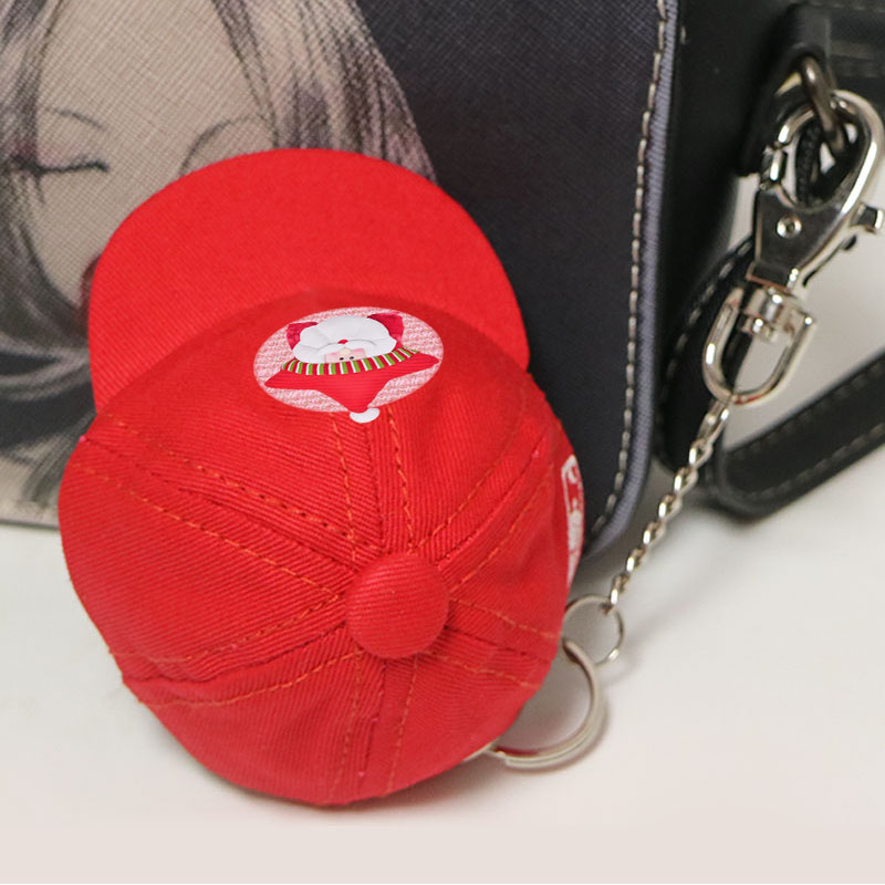Christmas Decorating Embroidery Keychain/key Tag /key Fob,Embroidered Fabric Key Chain,Baseball Cap Keyring