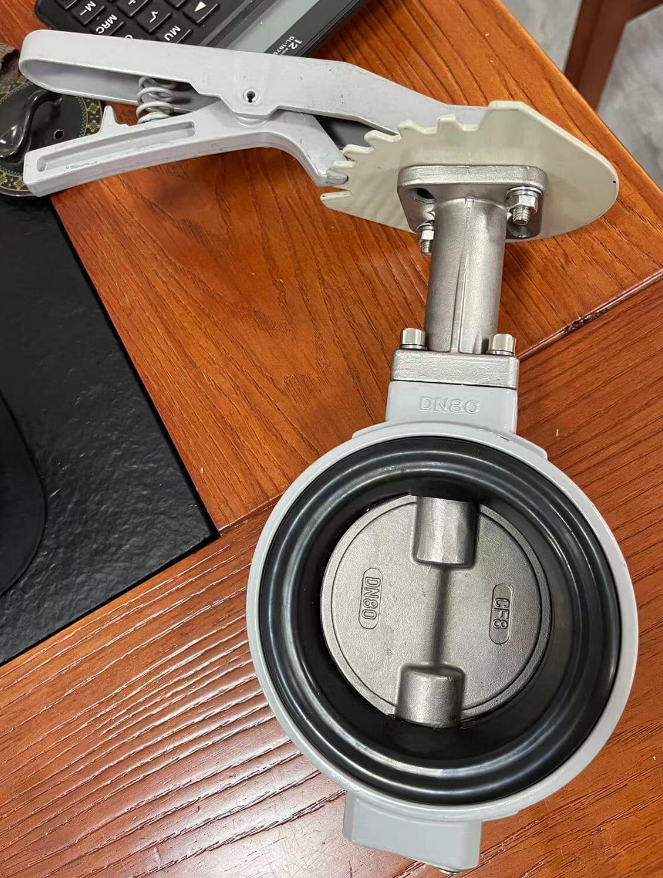 Double Shaft/Stem Disc Manual/Motorized Aluminum Alloy Butterfly Valve Customized Service