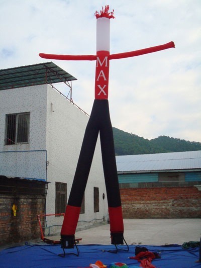 2 Legs Inflatable Air Dancer , Advertising Inflatable Air Dancing Man with CE Blower