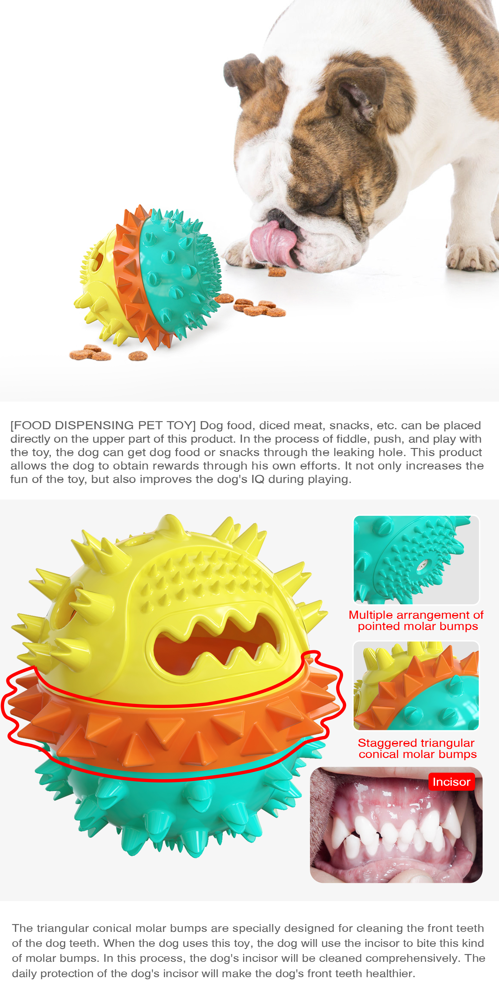 Pet Products Hot Style Pet Dog Grinder Stick Squeaking Dog Toy Squeaking Football