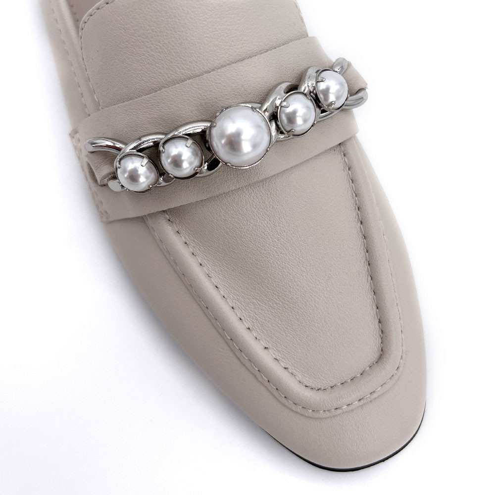 Slip On Flat Leather Loafers Womens With EVA Insole Leather Lining