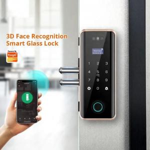 Buy cheap Intelligent Biometric 3D Face Recognition Door Lock Doorbell Full Auto For Glass Door product