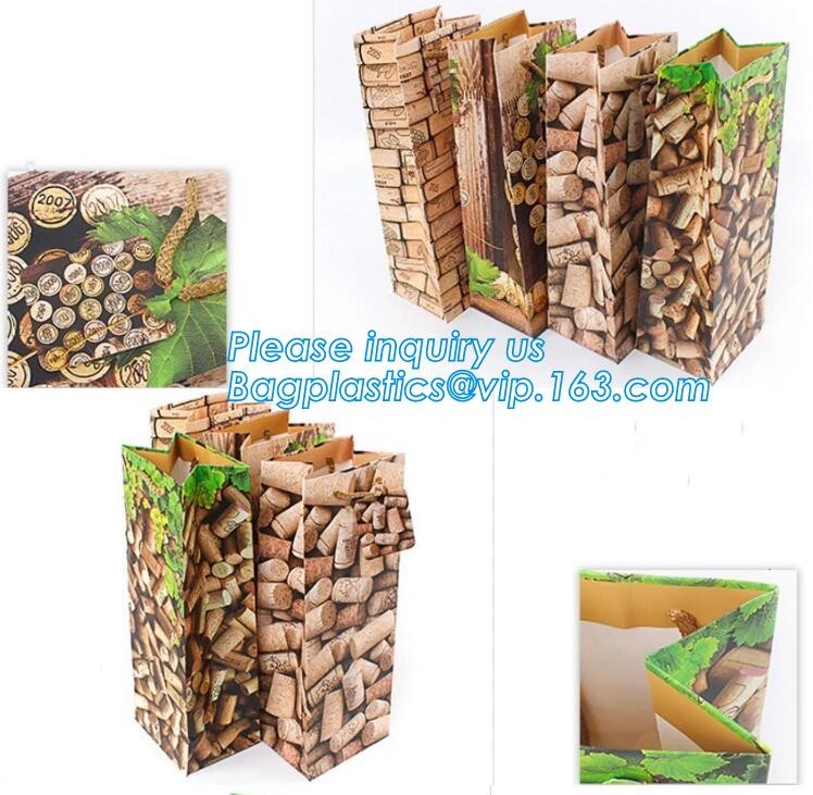 Custom Printed Accept Wholesale Stock White Brown Kraft Paper Shopping Bag With Handle No Minimum, carrier handle bags