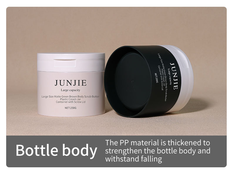 PP Refillable Cosmetic Container Luxury Cream Jar With Lid