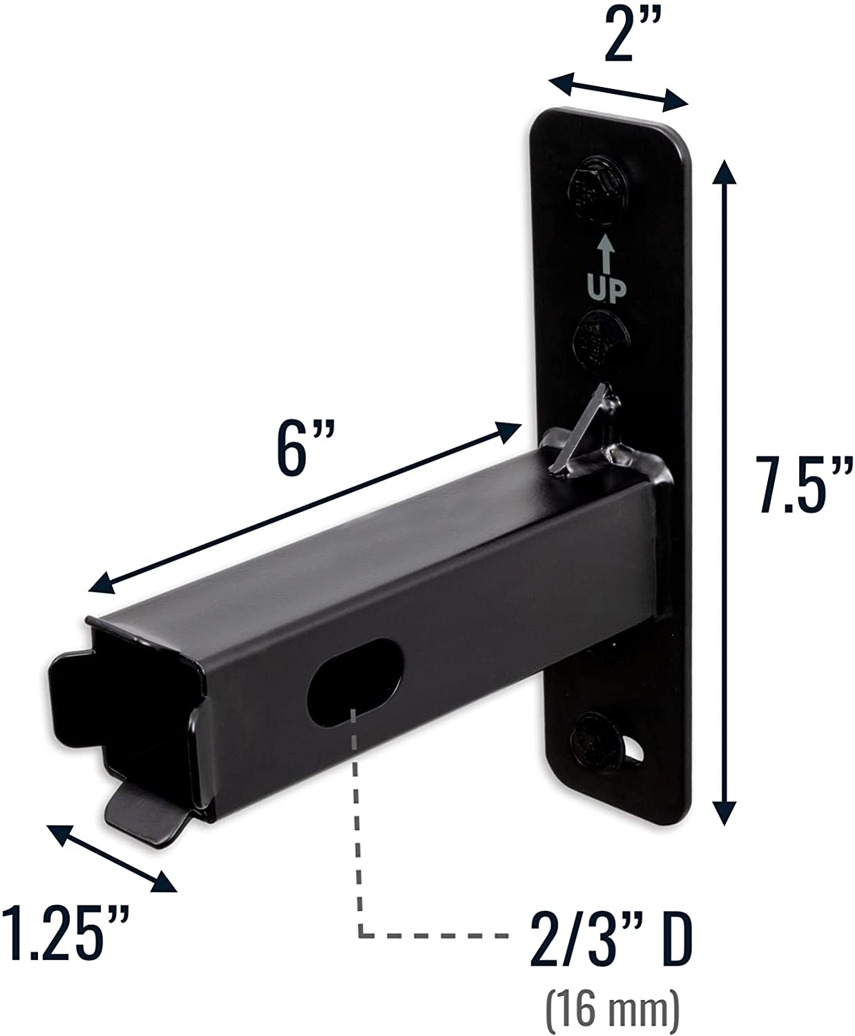 No. of Tiers Carbon Steel Bicycle Hitch Wall Mount Cargo Rack Hanging Garage Organizer 2 inch