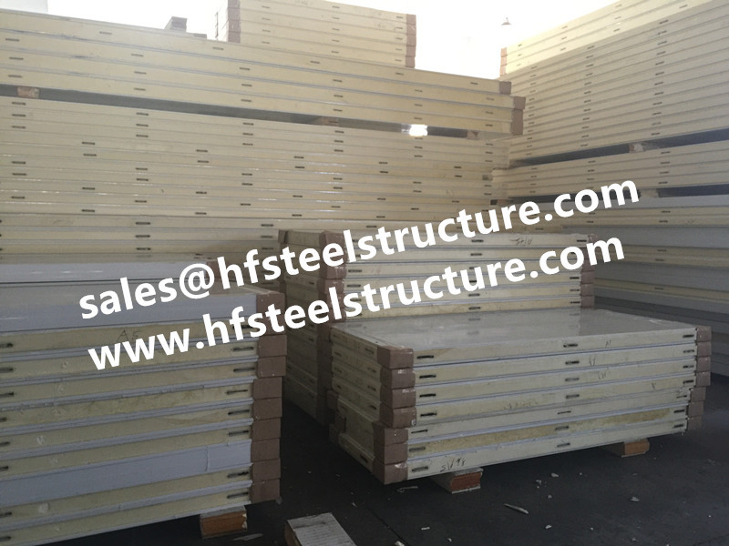 Pu Polyurethane Sandwich Cold Room Panel For Vegetables Meat And Fruit Storage