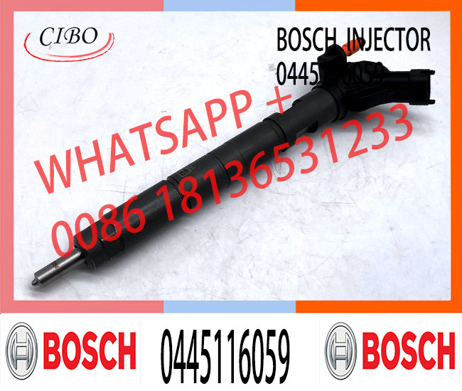 Genuine and new common rail piezo injector 0445116019 diesel injector 580540211 504341488 0445116059