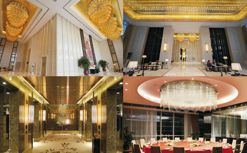 Art high end Modern Acrylic Chandelier For Luxury Residences