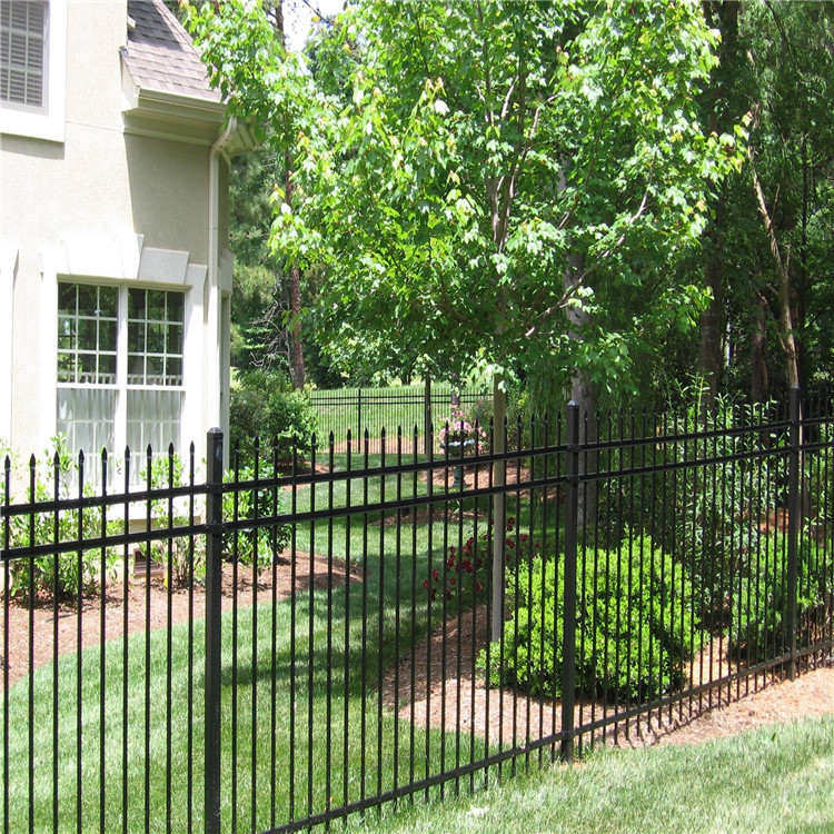 Steel Pinnacle 3 Rail 8ft Wide Tubular Pool Fencing for Residential