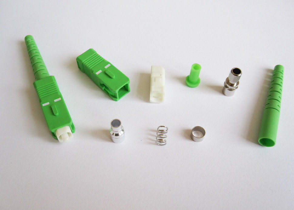 Fast Fiber Optic Connector SC APC / UPC Polish Quick Assembly 0.3db Insertion Loss