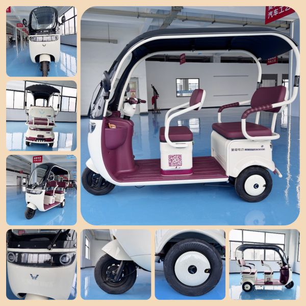 Stylish 4 Seater Electric Buggy Semi Open Tubeless Tires Designed To Turn Heads