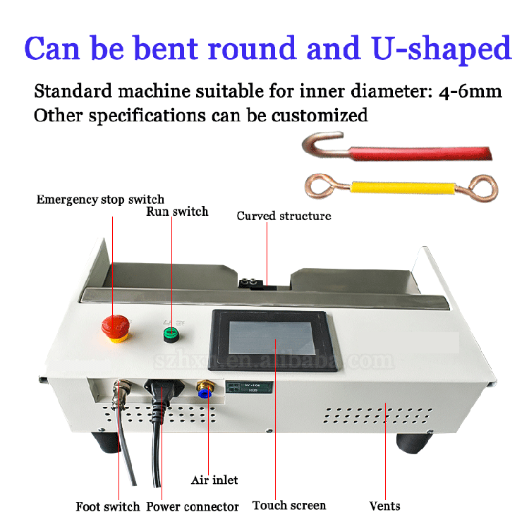 Semi-Automatic Copper Wire Looping Machine for Metal Wire Bending and Circular Arcs