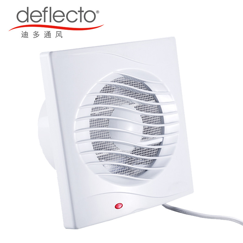 Wall Mounted Bathroom Ventilation Fan 4'' Bathroom Exhaust Fan Roof Vent
