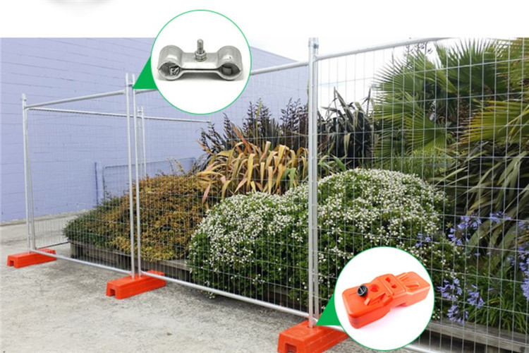 Construction Temporary Security Fence Galvanised Steel Temp Fence Panel