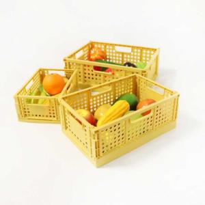 China Sonsill Thickened Plastic Basket Organizer , Detachable Folding Storage Boxes on sale