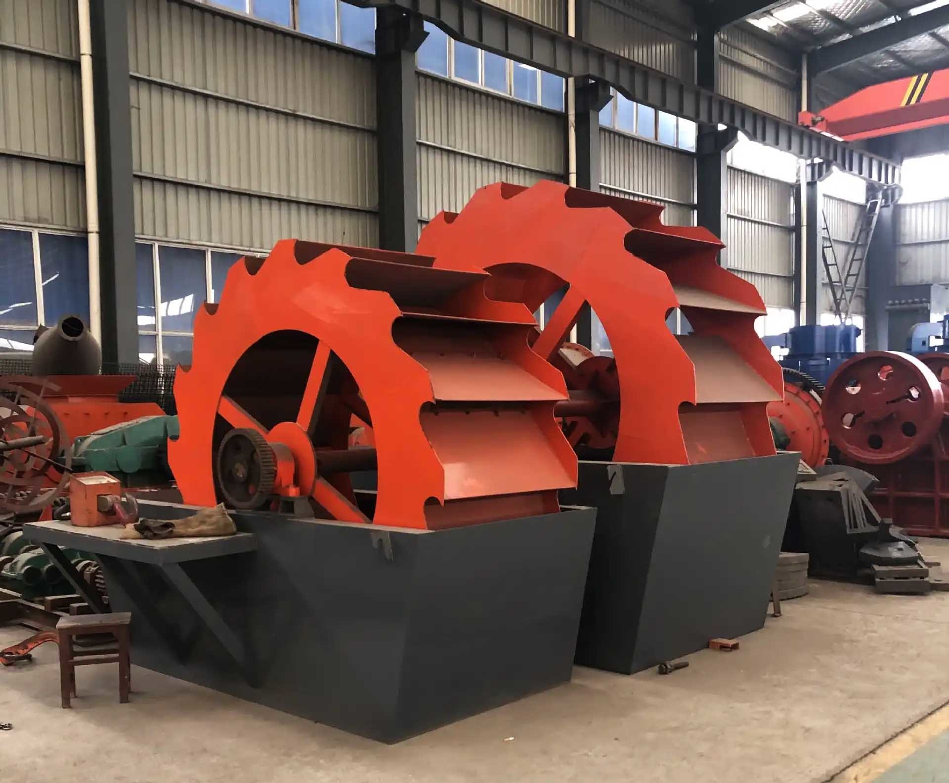 Wheel Bucket Sand Screening Washing Machine Mini Sand Washing Machine