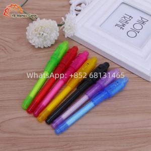 Buy cheap Multifunction Magic Invisible Ink Pen With UV Light Disappearing Ink Pen product