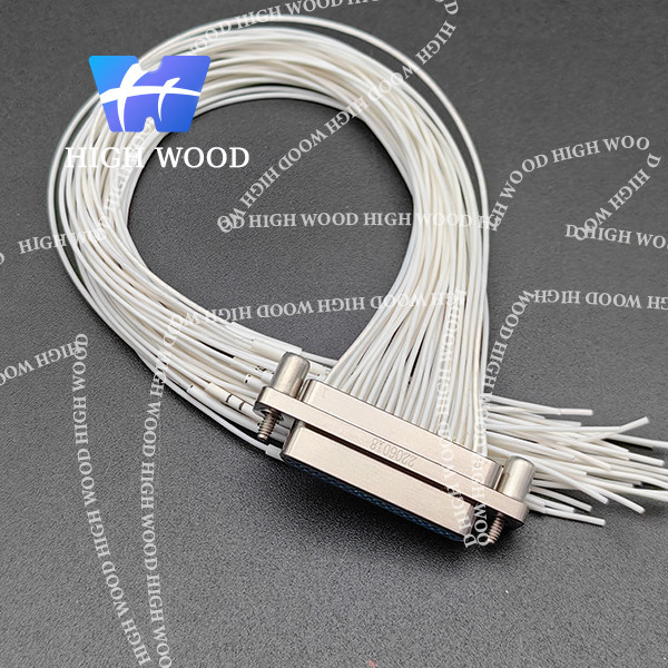 J30J SERIES MICRO-D Connectors,J30J-37TJL L=200 ,J30J SERIES TWISTED PIN MICRO RECTANGULAR ELECTRICAL CONNECTOR