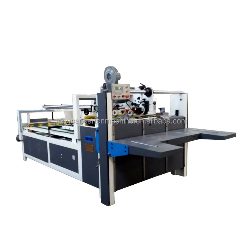 60 m/min Speed Mini Box Folder Gluing Machine for High Speed Corrugated Cardboard Making