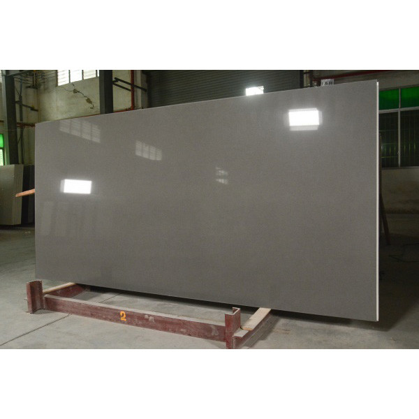 Immaculate 12MM Grey Glass Quartz Stone Bathroom Siding Tiles