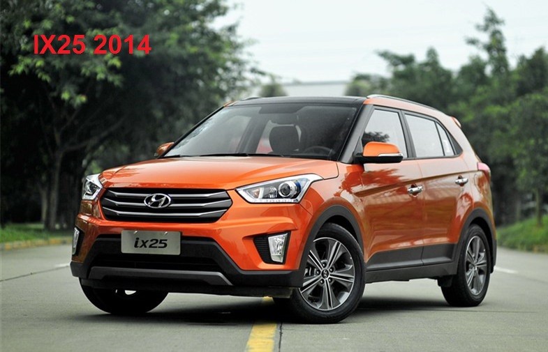 Auto Interior Trim Parts , Chrome Steering Wheel Garnish for Hyundai IX25 2014