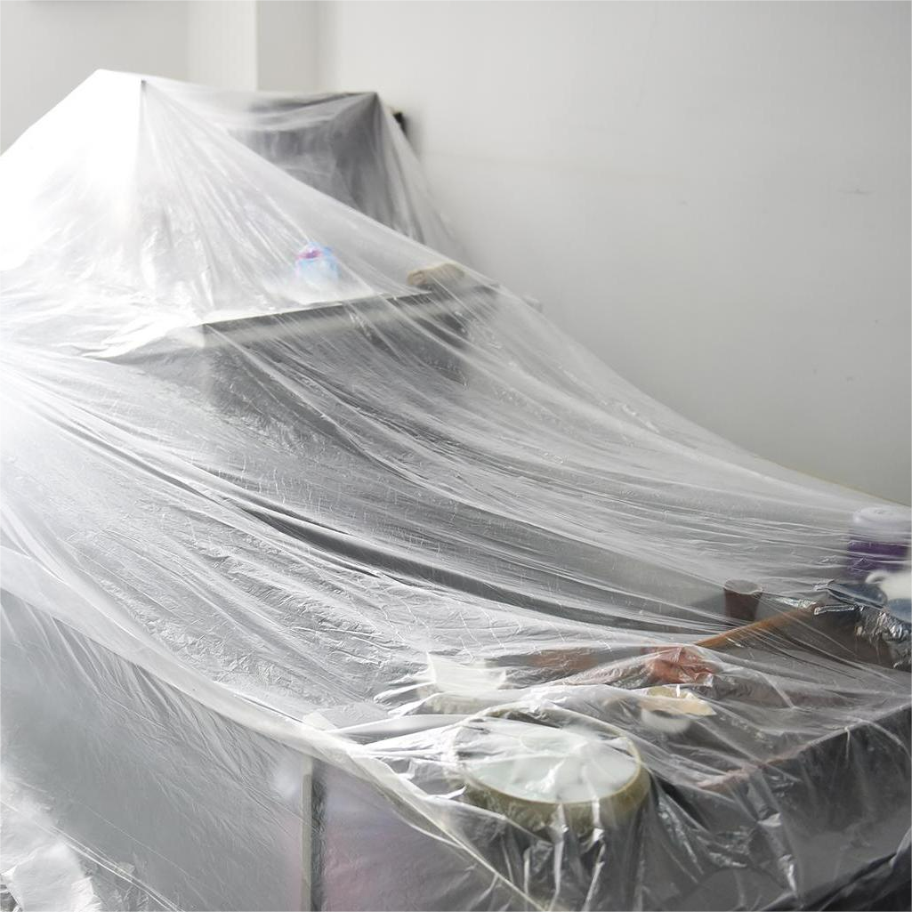 Polythene Dust Sheet for Decoration and Furniture Protection Custom Order 5-100 mic