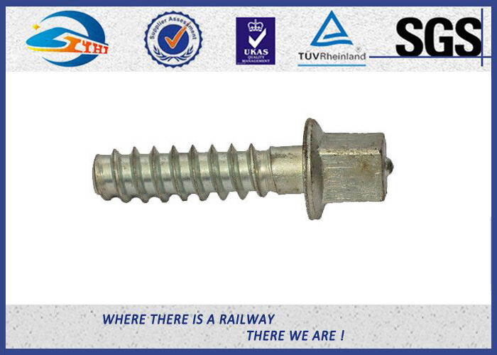 ASTM Hot Dip Galvanized Railway Sleeper Screws Double End Screw Spike