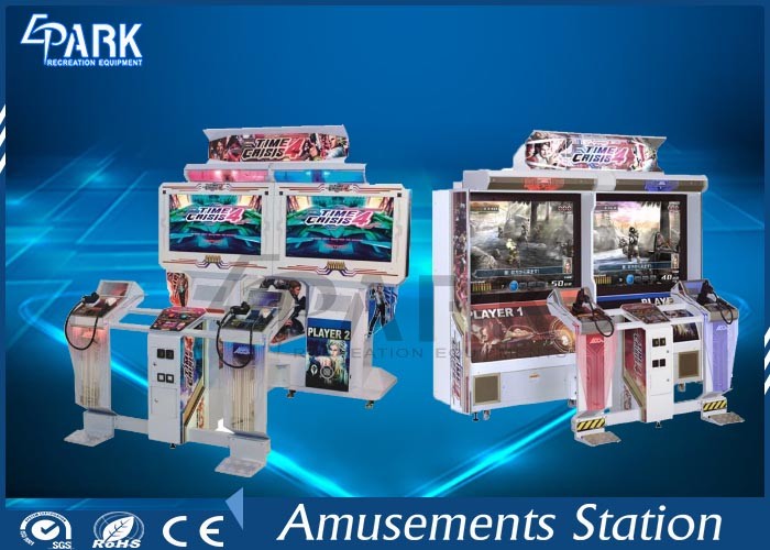 6 Stage Shooting Arcade Machines Dynamic Gun HD LCD Screen For Children