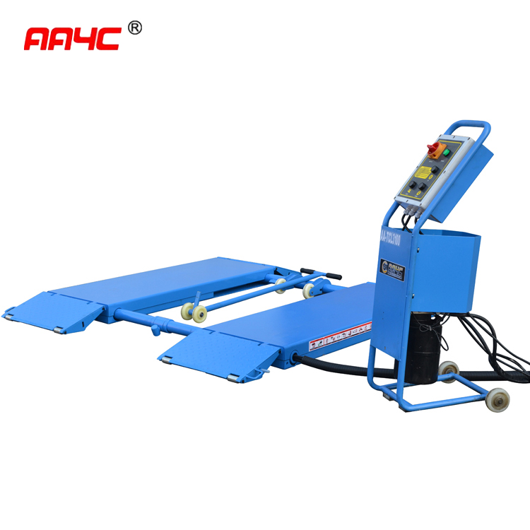 Middle scissor car lift