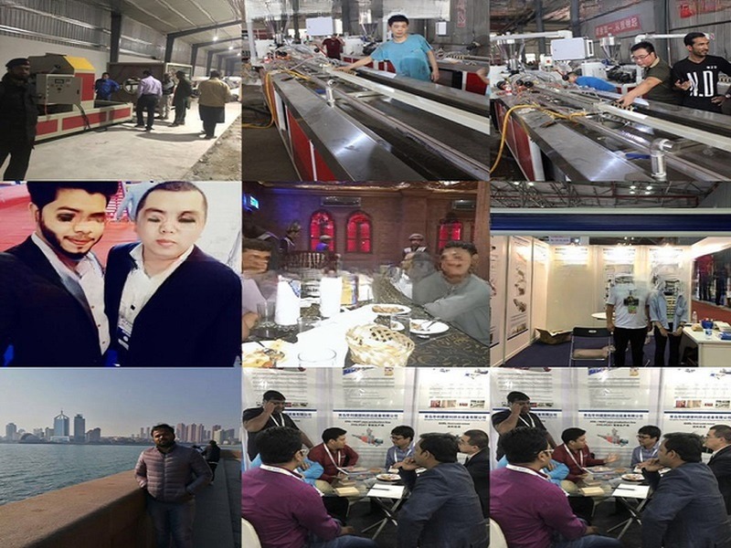 Plastic UV Board Extruder Machine / PVC Marble Sheet Production Line
