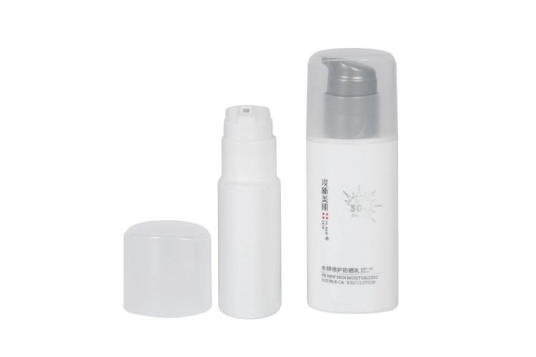30ml 50ml Oval Shape Pp Airless Serum Pump Bottles