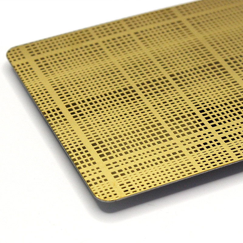 4 X 8 Ft Hairline Etching Stainless Steel Plate For Elevator SS Sheet