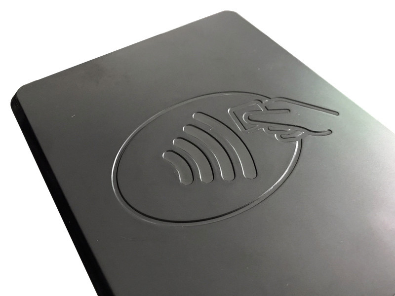 Portable 2 SAM Slots Contactless IC Card Reader With External Indicators LED