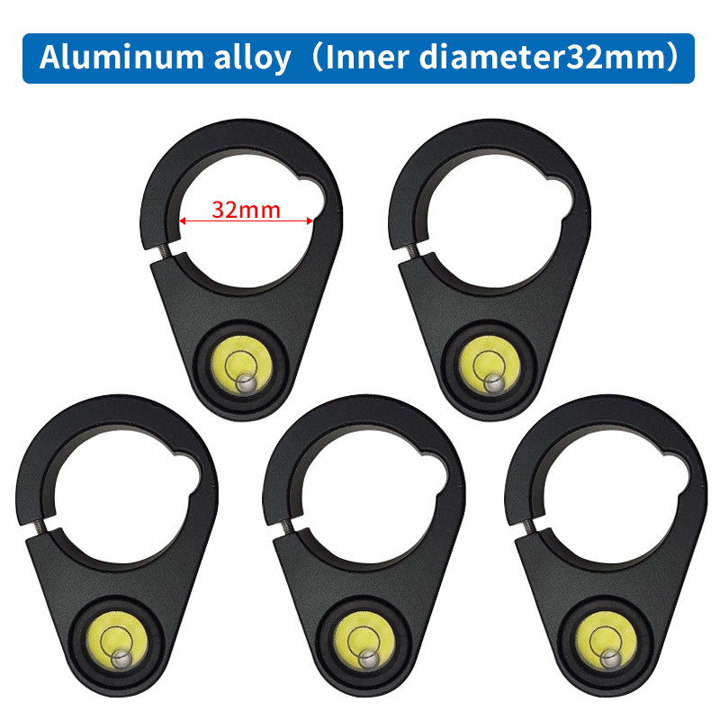 Pole Bubble Vial Holder 5 PCS Set for Diameter Pole Compatible with Total Station GPS RTK GNSS