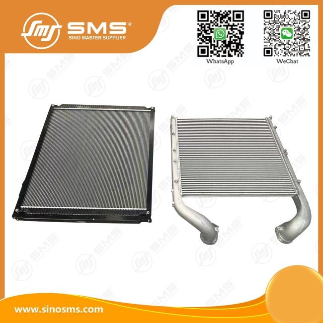 Radiator 712W06100-0005 HOWO Truck Parts Intercooler WG9925530136 WG9925530137 Water Tank