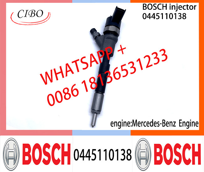 BOSCH Common Rail fuel Injector 0445110137 A6460700187 0445110138 0445110294 0445110295 for Mercedes-Benz 2.2CDi