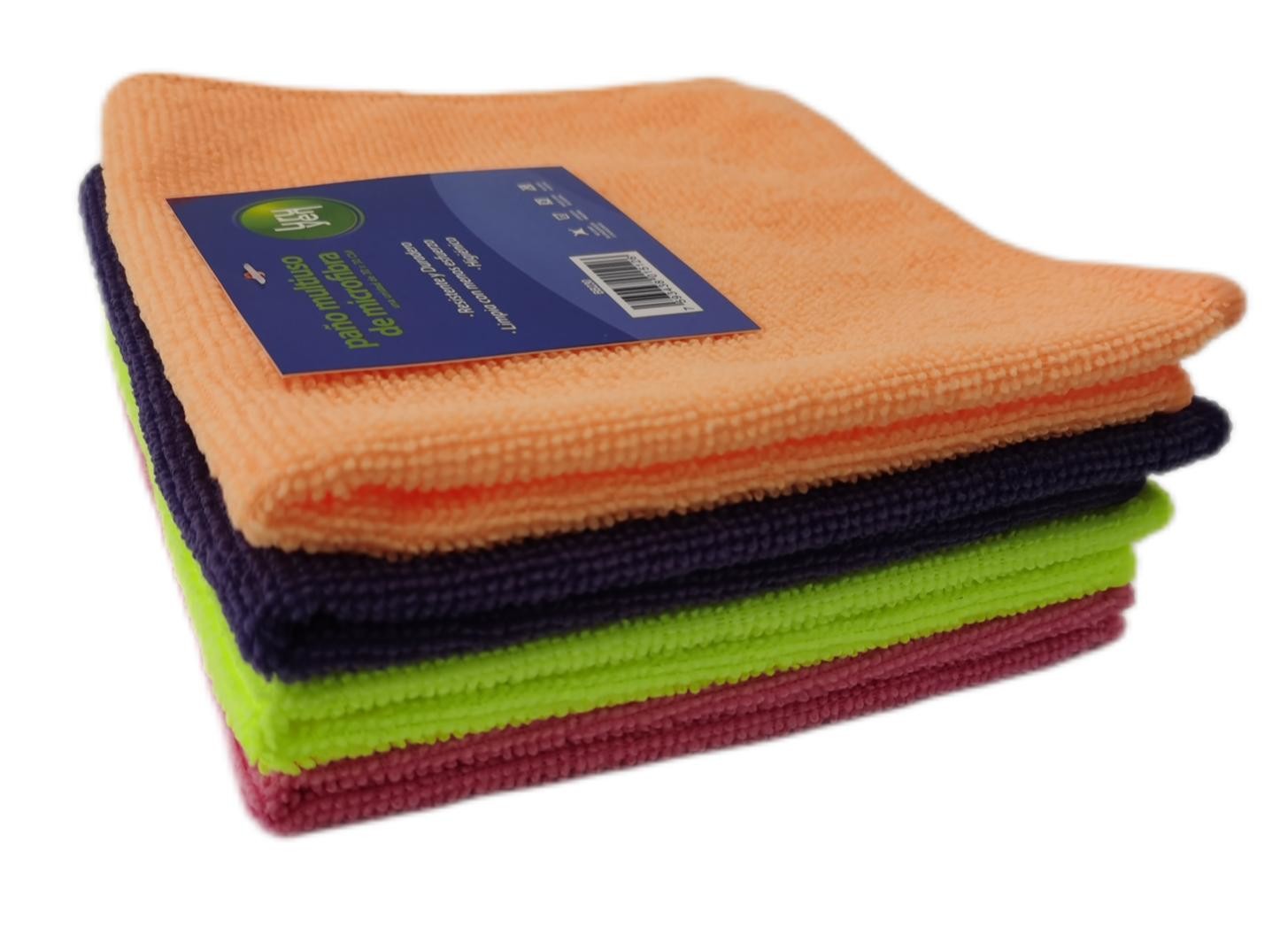 Lint Free Microfiber Cleaning Cloths Reusable Terry Towel Polyester