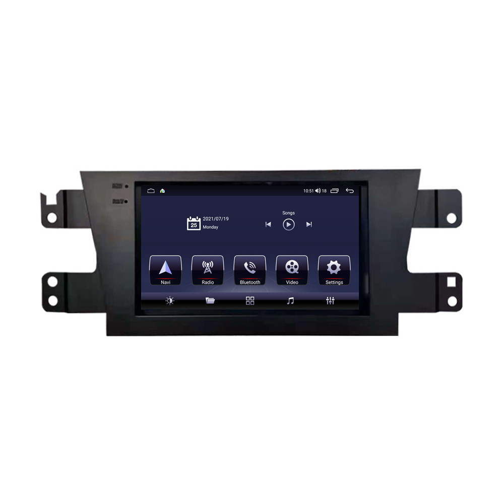 Ouchuangbo car radio stereo gps for Acura TL 2004-2008 tape recorder navi android 11