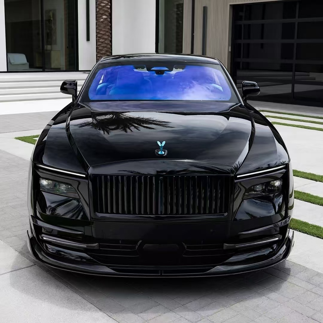 Spectre Rolls Royce Wide Body Kit MSY Style Front Lip Diffuser Spoiler Hood