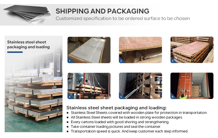 6mm 8mm 12mm Thick Stainless Steel Plate 201 304 Stainless Steel Wall Panels 4x10