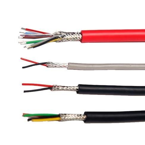 Unarmoured Gray Shielded Power Cable Aluminum Foil Shielding PVC Sheath