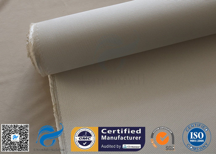 35oz 1.3mm Satin Fiberglass High Silica Fabric For 1200℃ Fire Welding Blanket
