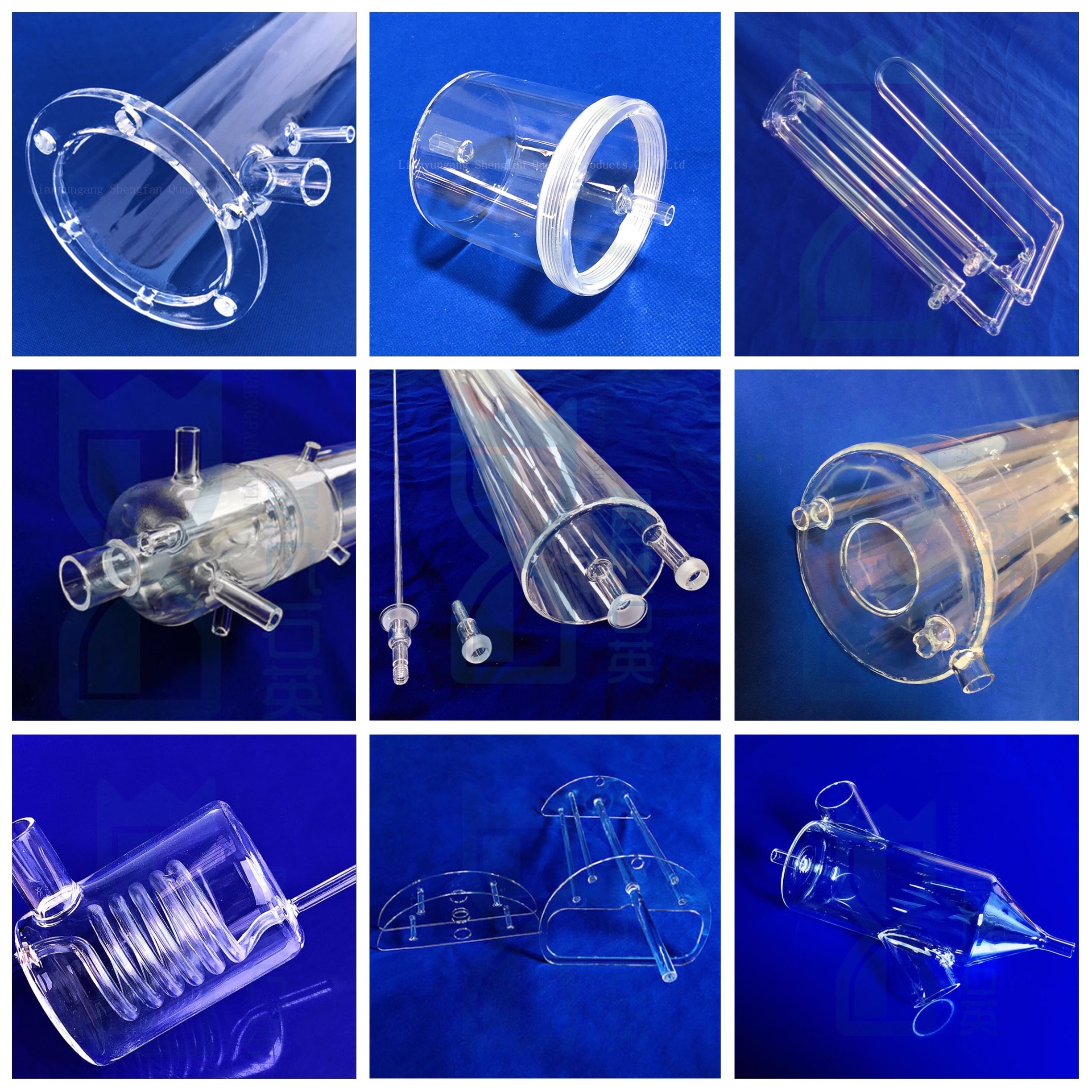 Transparent Large Diameter Clear Fused Silica Quartz Tube